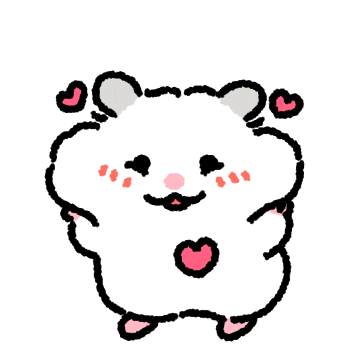Hamster Love Sticker