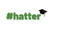 Graduation Hatters Sticker by Stetson University