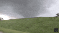 'That's Down': 'Wedge' Tornado Crosses Highway in Front of Chasers on Day of Deadly Iowa Storms