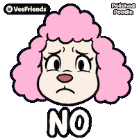 Dog No Sticker by VeeFriends