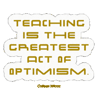 Teaching Weiter Sticker by Keva Epale