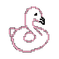 Pixel Summer Sticker