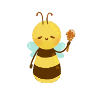 Bees Sticker by cnhkeyclub