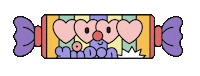 Candy Staysweet Sticker by Yubia