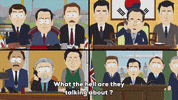 confused south korea GIF by South Park 