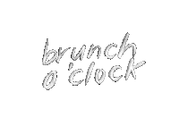 Calligraphy Brunch Sticker