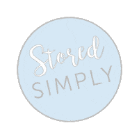 Organization Sticker by StoredSimply