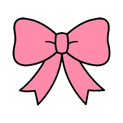 Pink Bow Sticker by Jessie McEwan