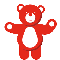 NadaceTerezyMaxoveDetem heart srdce medved teribear Sticker