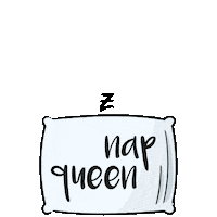 Sleepy Queen Sticker by wendweb