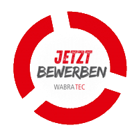 Jetzt Bewerben Sticker by WABRA TEC