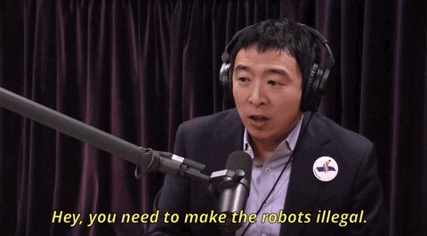 Andrew Yang Robots GIF by Election 2020