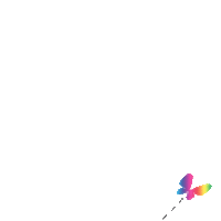 Rainbow Think Sticker by Hayat Bulan Fikirler