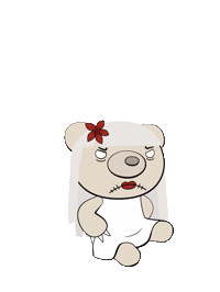 Bear Ugh Sticker by DeddyBears