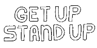 Resist Stand Up Sticker by patternbase