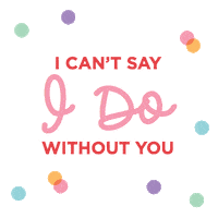 Wedding Bridesmaids Sticker by Polka Dot Bride