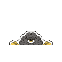Monster Lightning Sticker by Evestus