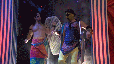 Surfs Up Party GIF by United Wrestling Network