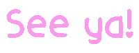 See Ya Sticker by beckycas