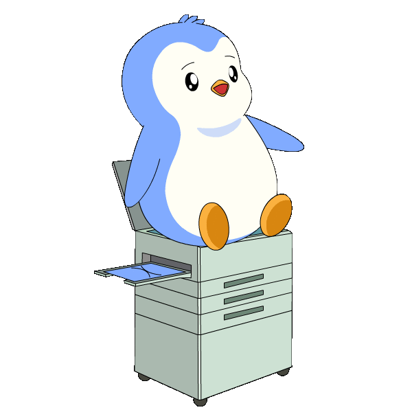 Work Penguin Sticker by Pudgy Penguins