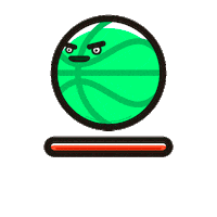 akronico basketball nba ball basket Sticker