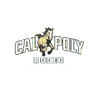 College Horse Sticker by calpolyrodeo