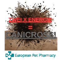 Canicross Sticker by Europeanpetpharmacy