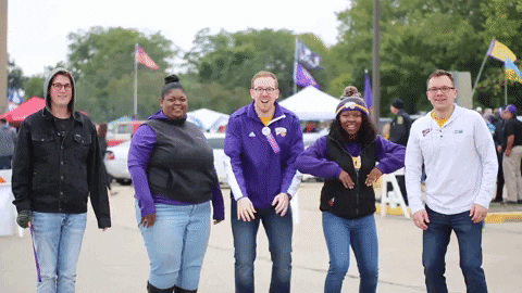Excited Football GIF by Western Illinois University