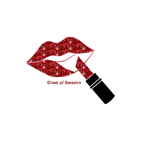 glamofsweden giphyupload kiss lips lipstick Sticker