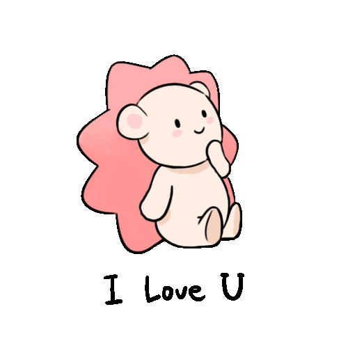 I Love You Smile Sticker by PlayDappTown
