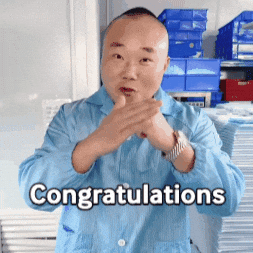 China Congratulations GIF by MAGIC JOHN