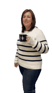 Coffee Cheers Sticker by Jenny Fann & The Gurus