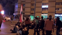 Demonstrators Shut Down Main Beirut Thoroughfare in Anti-Government Protests
