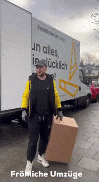 Umzugsunternehmen Moving GIF by Froehliche Umzuege
