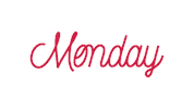 Days Of The Week Monday Sticker by University of Georgia