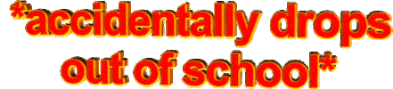 school drop out Sticker by AnimatedText
