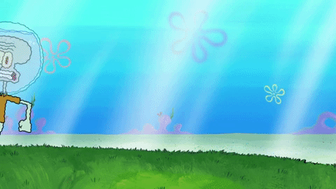 season 9 squid defense GIF by SpongeBob SquarePants
