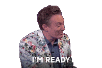 Im Ready Lets Go Sticker by Clay Aiken