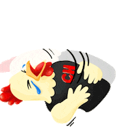 Giggling Lol Sticker by Chicken Holic
