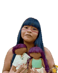 weena_tikuna india amazonas amazonia indio Sticker