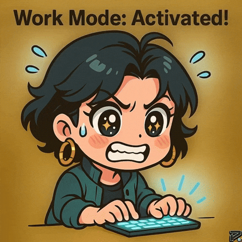 Stress Typing Fast GIF by Persona