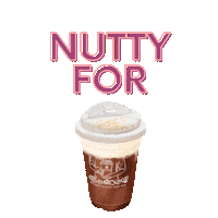 NUTTEAau nuts bubble tea nuttea nut mylk Sticker