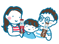Family Yogurt Sticker by kindairyid