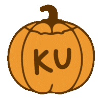 University Of Kansas Halloween Sticker by University of Kansas School of Business