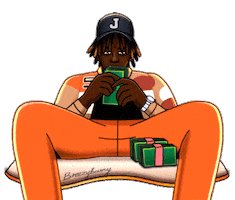 Money Chill Sticker by BURRY JUNIOR