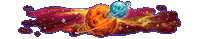 Space Floating Sticker