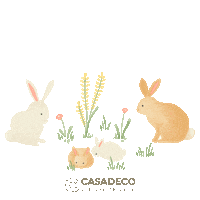 Once Upon A Time Rabbit Sticker by casadeco