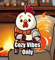 Winter Fireplace GIF by Zorooster