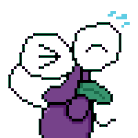 Pixel Doodle Sticker