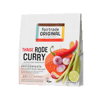 Red Curry Thailand Sticker by Fairtradeoriginal